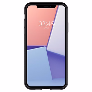 Spigen Liquid Air viedtālruņa apvalks iPhone 11 - matēts melns