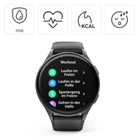 Hama 8900 GPS AMOLED viedpulkstenis 1,43" ar silikona siksniņu - melns