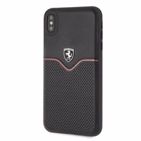 Ferrari cieta viedtālruņa apvalks iPhone Xs Max - melns/melns Off Track Victory