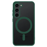 Akrila krāsas MagSafe viedtālruņa apvalks Samsung Galaxy S24 FE - zaļš