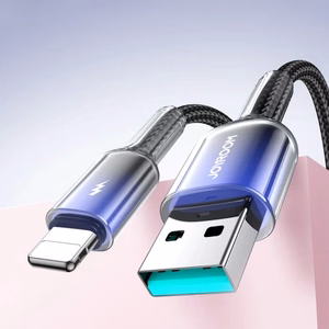 USB kabelis Joyroom S-A42 melns Lightning 120cm