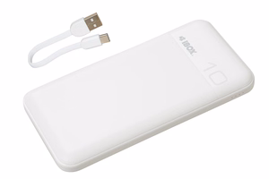 iBox IPB10 portatīvais lādētājs litija jonu 10000 mAh balts