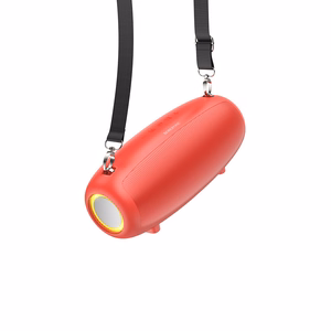 Borofone Pārnēsājamais Bluetooth skaļrunis BP13 Dazzling ar mikrofonu sarkans