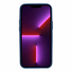 Silikonais plānais viedtālruņa apvalks Iphone 13 Pro - tumši zilais