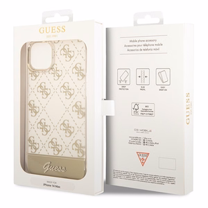 Guess GUHCP14MHG4MHG iPhone 14 Plus 6.7 "gold / gold hardcase 4G Pattern Script
