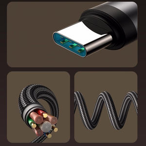 Joyroom S-A56 EnjoyX sērijas 90° USB-C - USB-C kabelis 60W 1.2m - melns