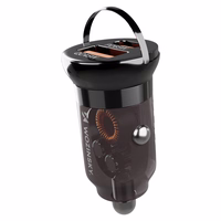 Wozinsky 65W automašīnas lādētājs USB-C PD 65W / USB-A 45W QC 3.0 - melns