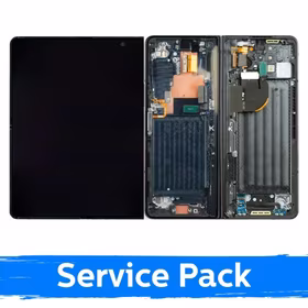 LCD displejs saderīgs ar Samsung F946 Z Fold5 (IEKŠĒJAIS) ar rāmi / zils / (Service Pack)