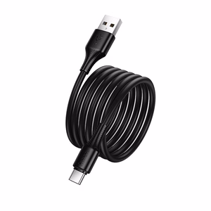 Кабель USB A to USB C Hoco 3A 1 m X120 черный