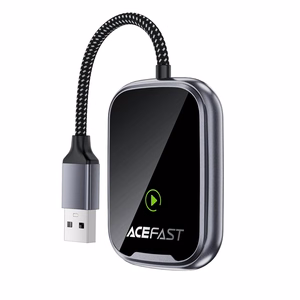 Bezvadu CarPlay/Android Auto adapteris Acefast QC1 melns