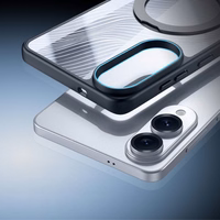 DUX DUCIS AIMO MAG viedtālruņa apvalks saderīgs ar MagSafe SAMSUNG S25 Edge melns