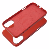 LEATHER MAG COVER viedtālruņa apvalks IPHONE 16 Plus sarkans