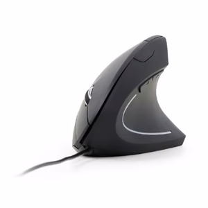 GEMBIRD MUS-ERGO-01 ergonomiska optiskā USB Type-A pele, melna