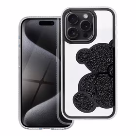 TEDDY BEAR viedtālruņa apvalks IPHONE 16 Plus melns