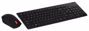 Lenovo 4X31N50746 klaviatūra ar peli universāla RF bezvadu QWERTY US angļu melna