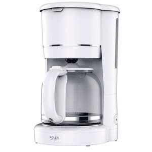 Adler AD 4383w pilienu kafijas automāts maltai kafijai, 1,5 l, balts