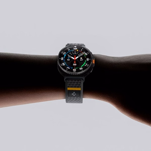 SPIGEN ATHLEX AIR SAMSUNG GALAXY WATCH 8 / CLASSIC (40 / 44 / 46 MM) AKTĪVS MELNS