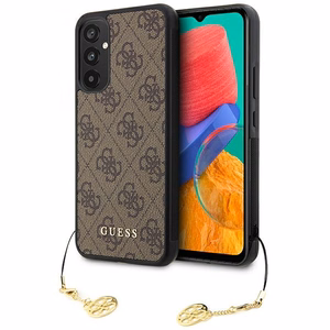 Guess GUHCSA34GF4GBR A34 5G A346 brūns/brūns cietais apvalks 4G Charms kolekcija