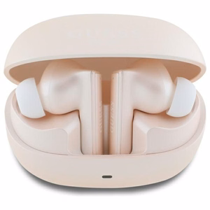 Guess Bluetooth austiņas GUTWST88MCTGP TWS + dokstacija rozā kapsula drukāts logotips