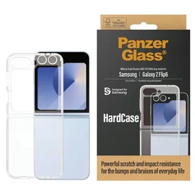 PanzerGlass HardCase viedtālruņa apvalks Samsung Galaxy Z Flip 6 - caurspīdīgs