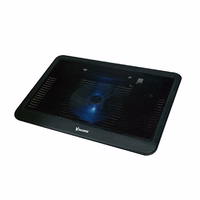 Vakoss LF-1854LK notebook cooling pad 43.2 cm (17") melns