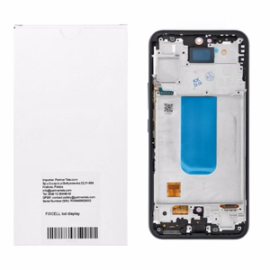 REWA OLED LCD displejs ar rāmi SAMSUNG A54 5G, melns