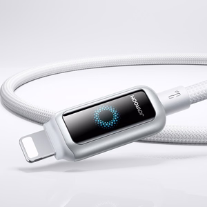 USB kabelis Joyroom S-A55 USB-A uz Lightning 3A 1,2 m, balts