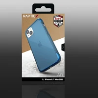 Raptic X-Doria Air viedtālruņa apvalks iPhone 14 Plus bruņots zils