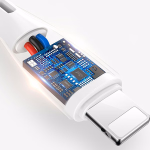 Dudao L2L USB-A / Lightning 3A kabelis 2m - balts