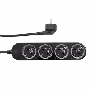 Smart 12A Shelly Power Strip 4 Gen4 Zigbee/Matter black