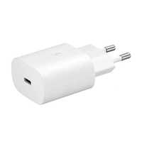 Samsung 25W EP-TA800EWE USB-C sienas lādētājs rezerves komplekts - balts