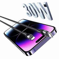 USAMS Kabelis USB-C uz Lightning 30W 1,2m melns SJ729USBSG01 (US-SJ729) (tuba)