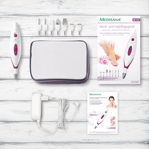 Medisana MP 815 manikīra un pedikīra ierīce ar 7 uzgaļiem