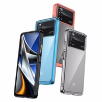 Outer Space Case viedtālruņa apvalks Xiaomi Poco X4 Pro 5G ar elastīgu rāmi melns