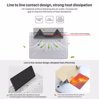 Nillkin Ascent regulējams portatīvā datora statīvs pelēks