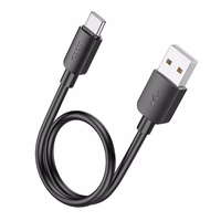 Kabelis USB A uz USB C Hoco PD 2,4A 27W 0,25 m X96 melns