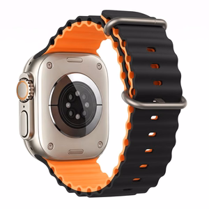 Tech-Protect IconBand Pro siksniņa Apple Watch 4/5/6/7/8/9/SE/Ultra 1/2 42/44/45/49 mm oranža-melna