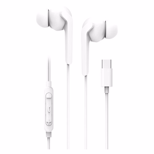Wire earbuds USB C (DAC) Blue Star M15C 1,2 m white