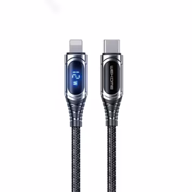 WEKOME WDC-167 Sakin Series - USB-C to Lightning Fast Charging PD 20W connection kabelis 1 m (Tarnish)