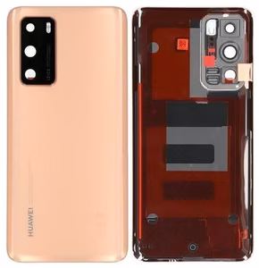 Aizmugurējais vāciņš priekš Huawei P40 Blush Zeltains original (service pack)
