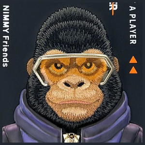 Nimmy Cool&Cute 2.0 Pērtiķa viedtālruņa apvalks iPhone 15 - melns