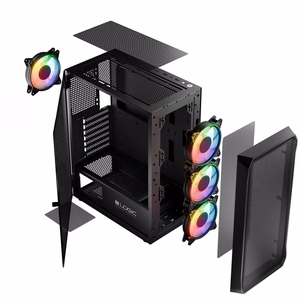 Logic PORTOS ARGB MINIDI USB 3.0 korpuss melns