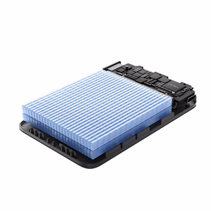 Cuktech WPB100 ārējais akumulators 10 000 mAh, Qi2, 30 W, ar magnētisku stiprinājumu un statīvu – melns
