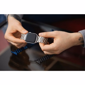 FORCELL F-DESIGN FA10 nerūsējošā tērauda siksniņa APPLE Watch 42 / 44 / 45 / 49 mm zila