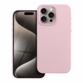 Maciņš priekš iPhone 15 PRO MAX Forcell F-Protect Frame Premium saderīgs ar Magsafe rozā