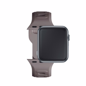 3mk silikona siksniņa Apple Watch, 42/44/45/46/49 mm, Taupe, lielais izmērs