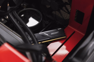 Kingston Technology FURY Beast 16GB 3200MT/s DDR4 CL16 DIMM (komplekts no 2) melns