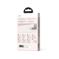 Joyroom Multi-Color sērijas S-A34 USB-C / USB-C PD 60W 1m kabelis - rozā