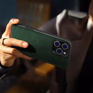 Maciņš X-Level "Earl III Collection" paredzēts Apple iPhone 16 Pro Max tumši zaļš