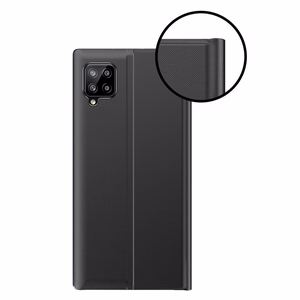 Sleep Case grāmatas tipa apvalks ar viedu logu Samsung Galaxy A22 4G rozā